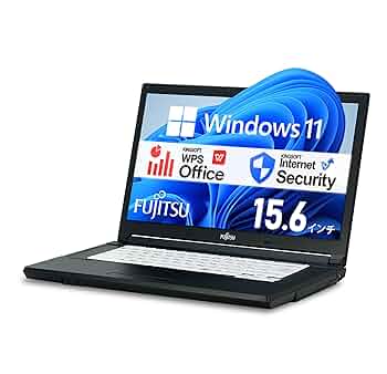 15.6液晶 7世代I3 8GB A577/RX DVD 500GB　WiFi Amazon.co.jp: 【整備済み品】 ノートパソコン FUJITSU LIFEBOOK